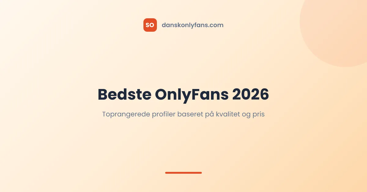 Bedste danske OnlyFans